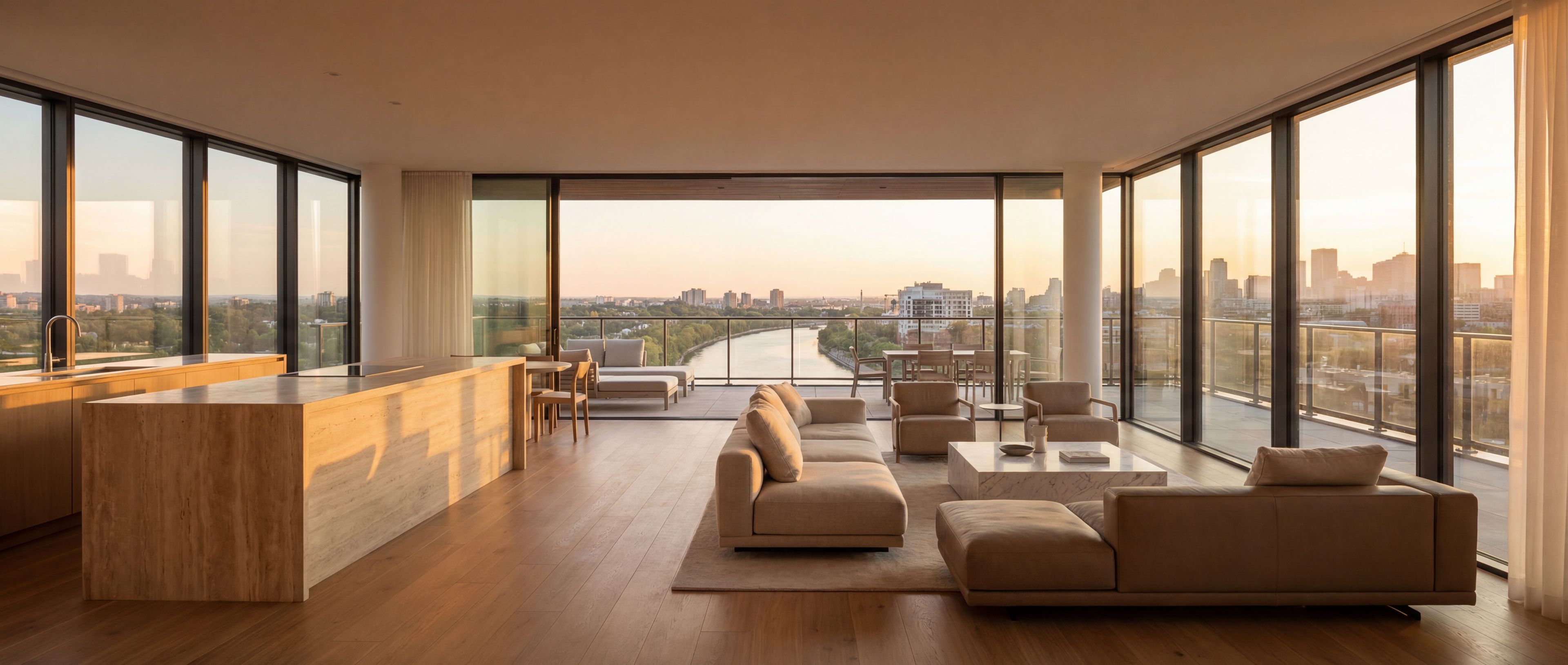 Icon River Penthouse exterior